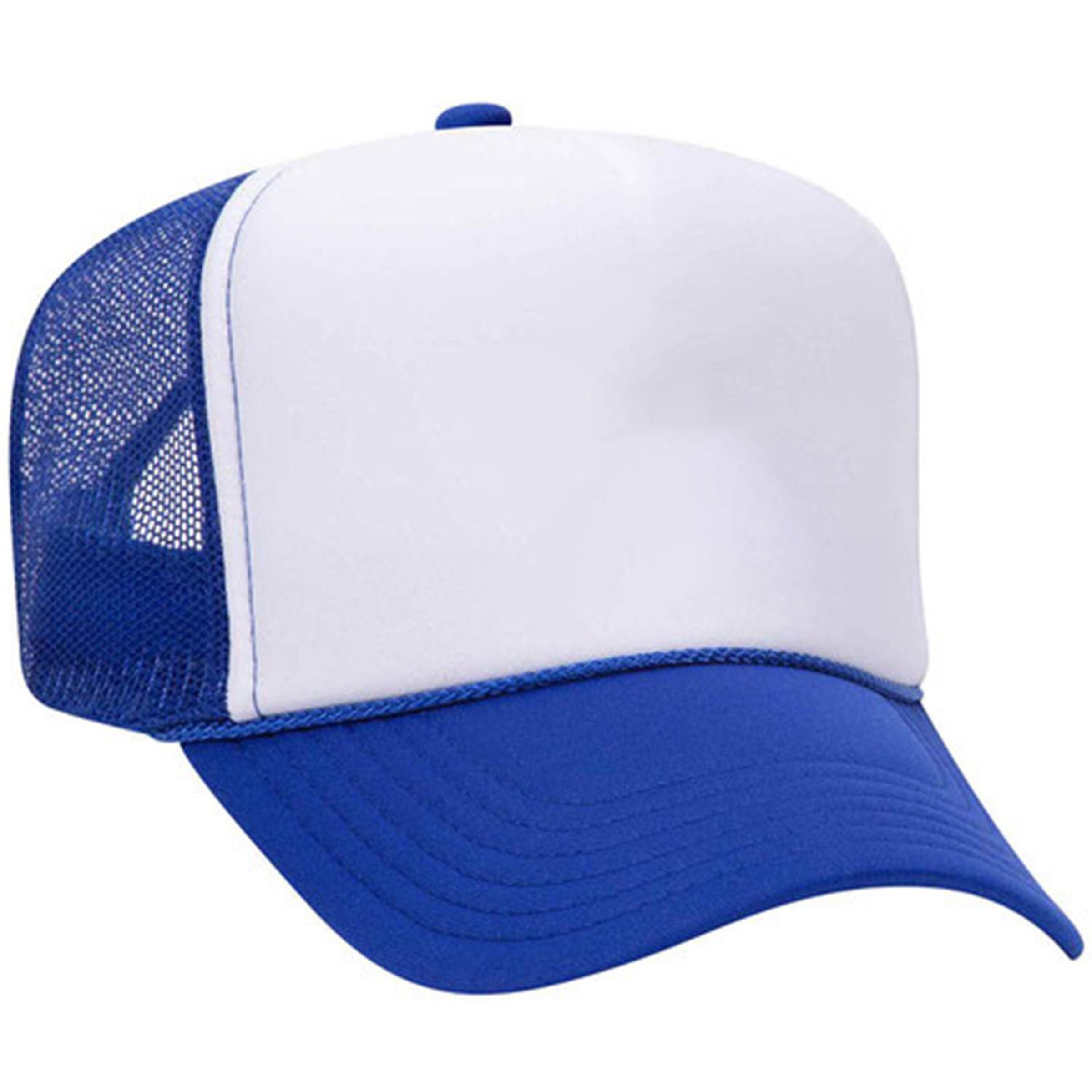 Otto Cap® 5 Panel High Crown Mesh Back Trucker Hat 1