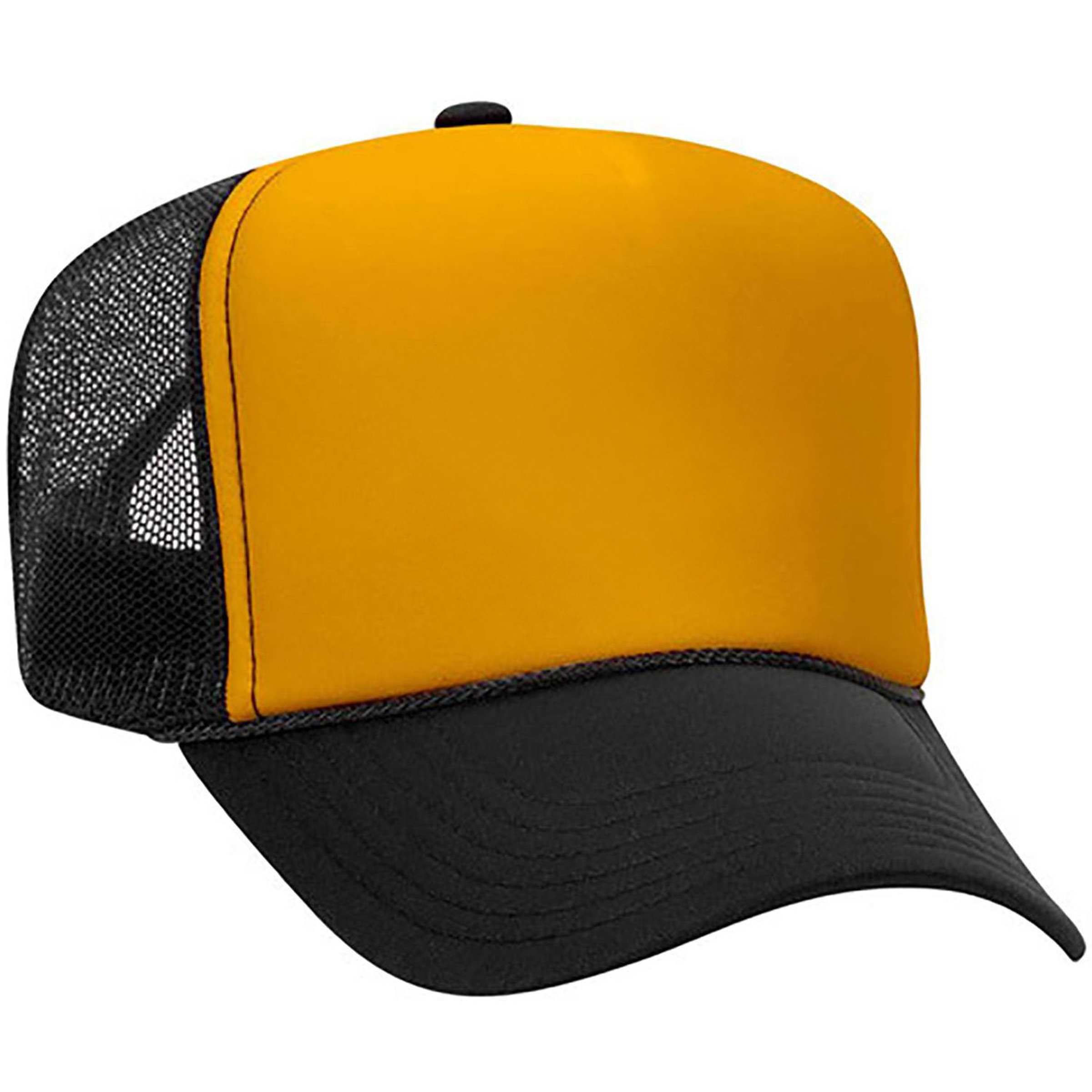 Otto Cap® 5 Panel High Crown Mesh Back Trucker Hat 1