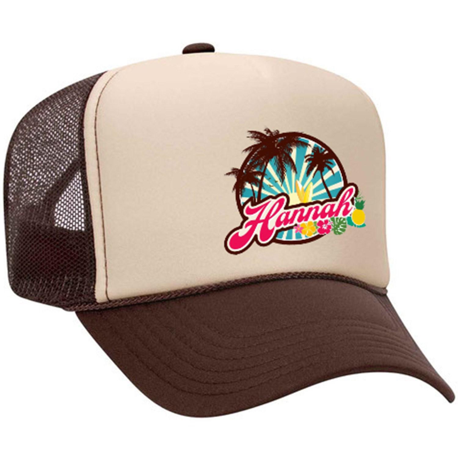 Otto Cap® 5 Panel High Crown Mesh Back Trucker Hat 1
