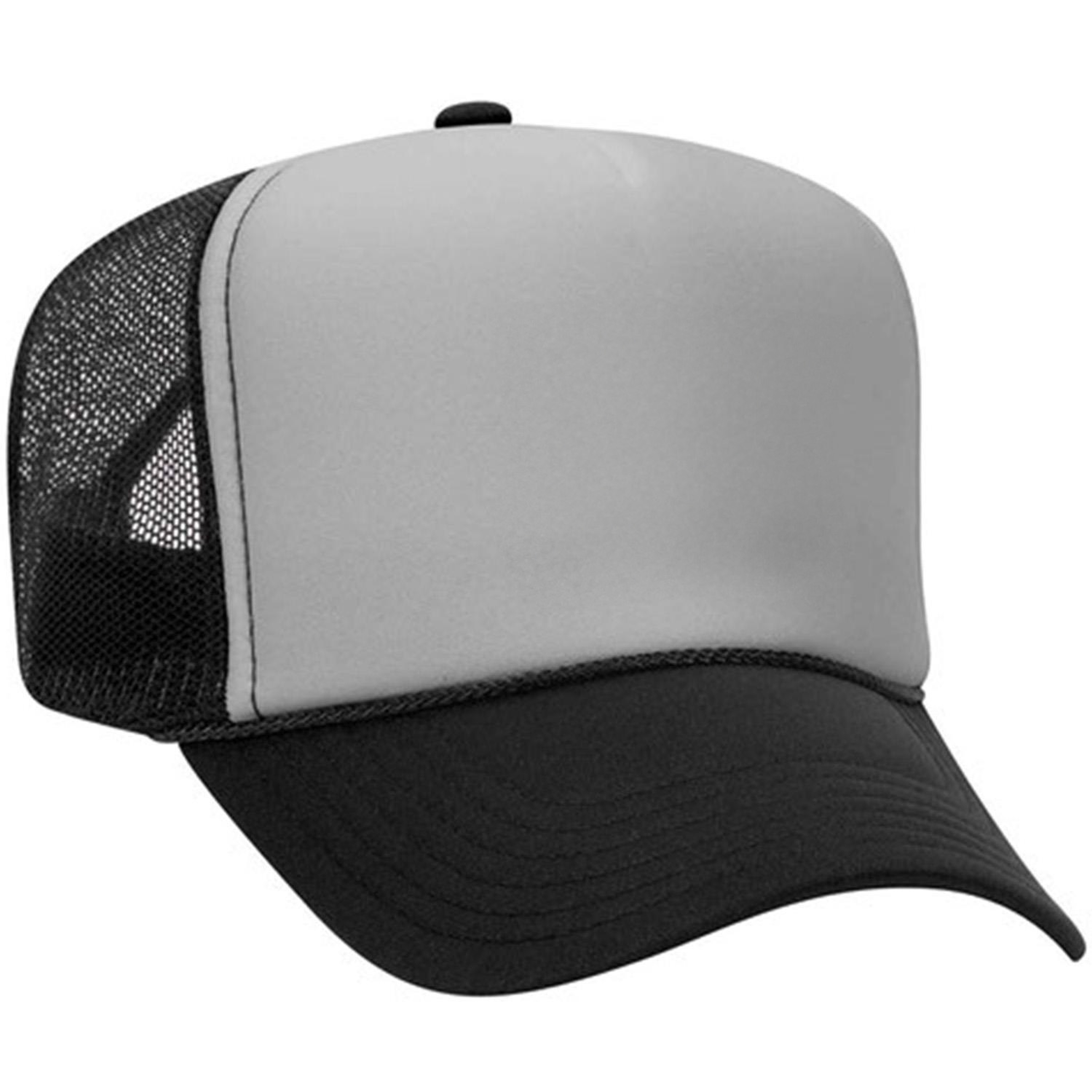 Otto Cap® 5 Panel High Crown Mesh Back Trucker Hat 1