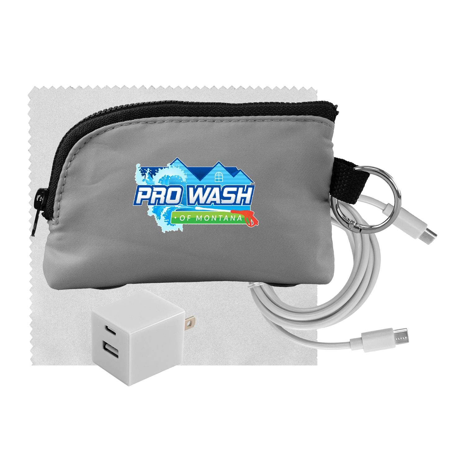 Zip Around A+C to C Cable, Wall & Cloth Set 1