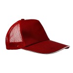 Accent Baseball Hat - Red Blank Accent Baseball Hat - Red Blank