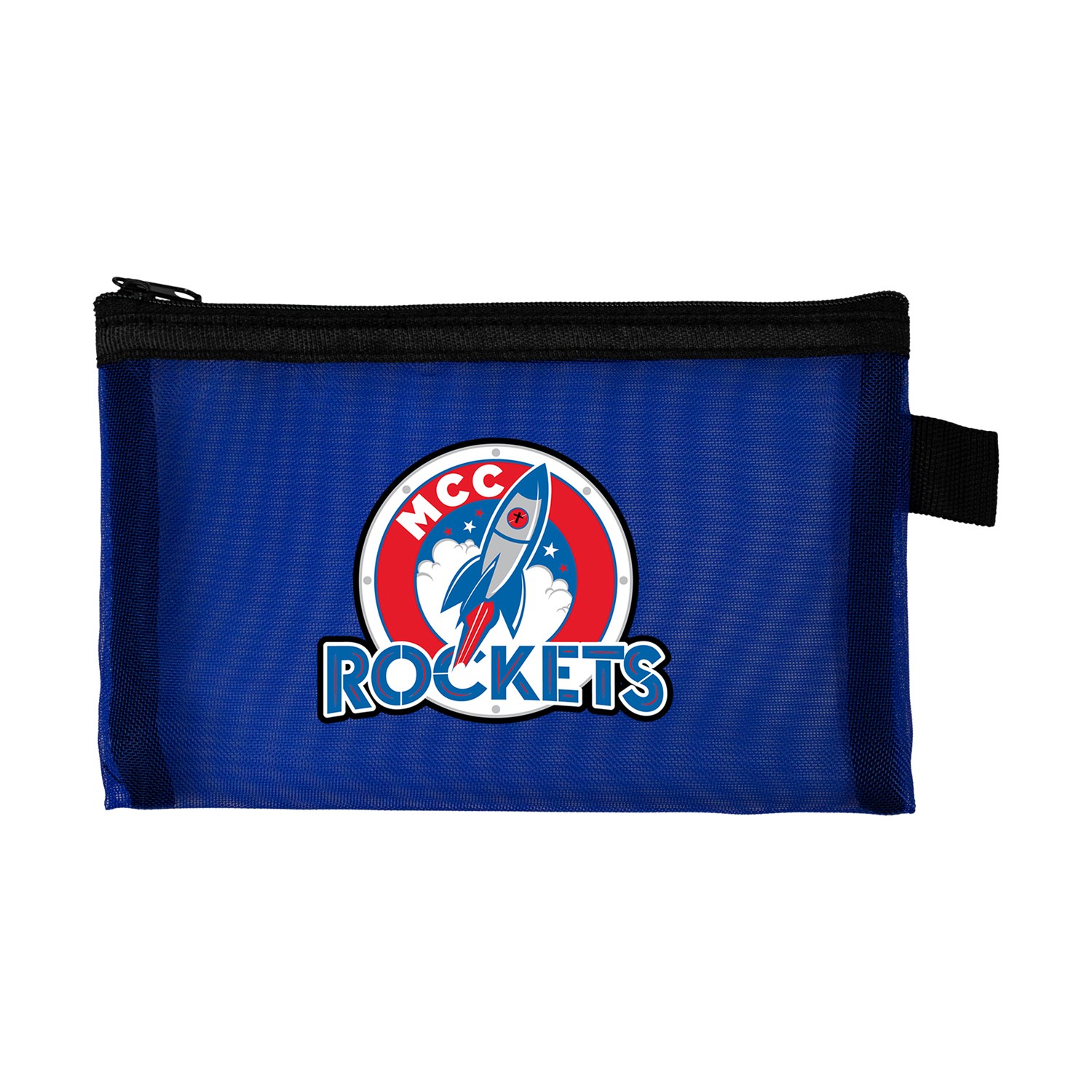 Large Recycled Mesh Zip Pouch 1