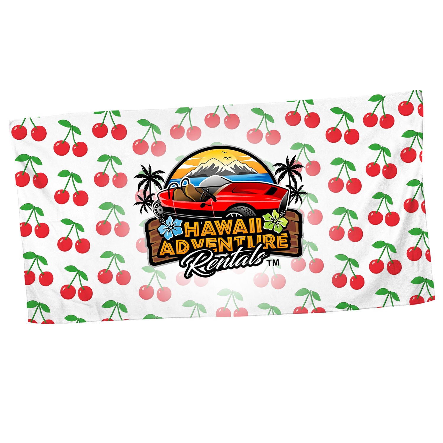 30 x 60 Full Color Fruity Towel 1
