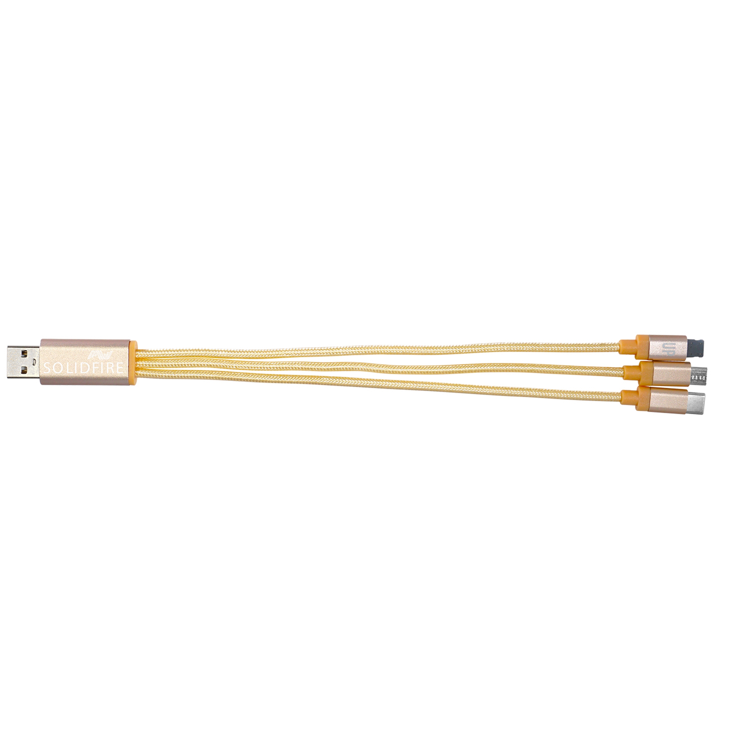 Metallic 3-In-1 Charging Cable 1