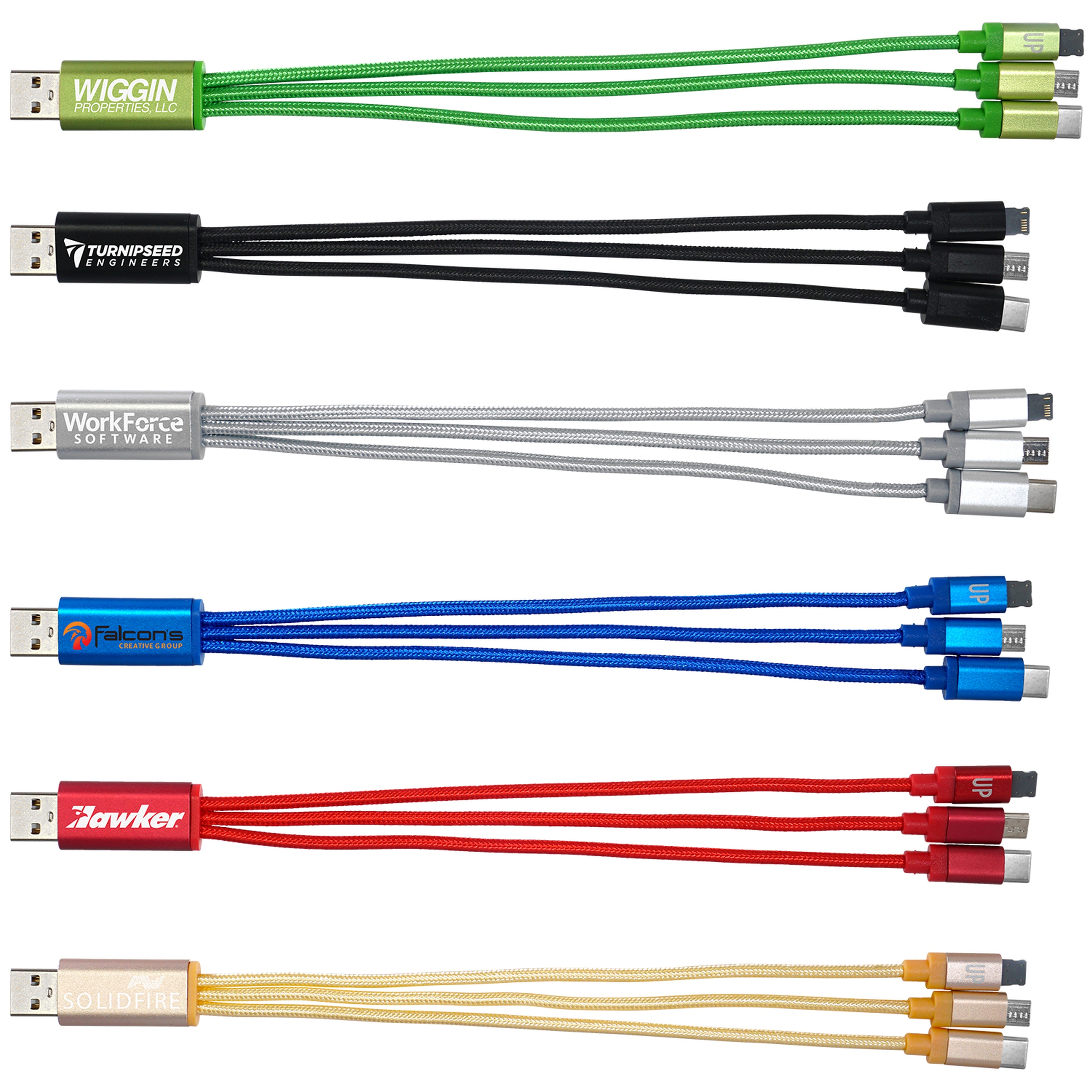 Metallic 3-In-1 Charging Cable 1