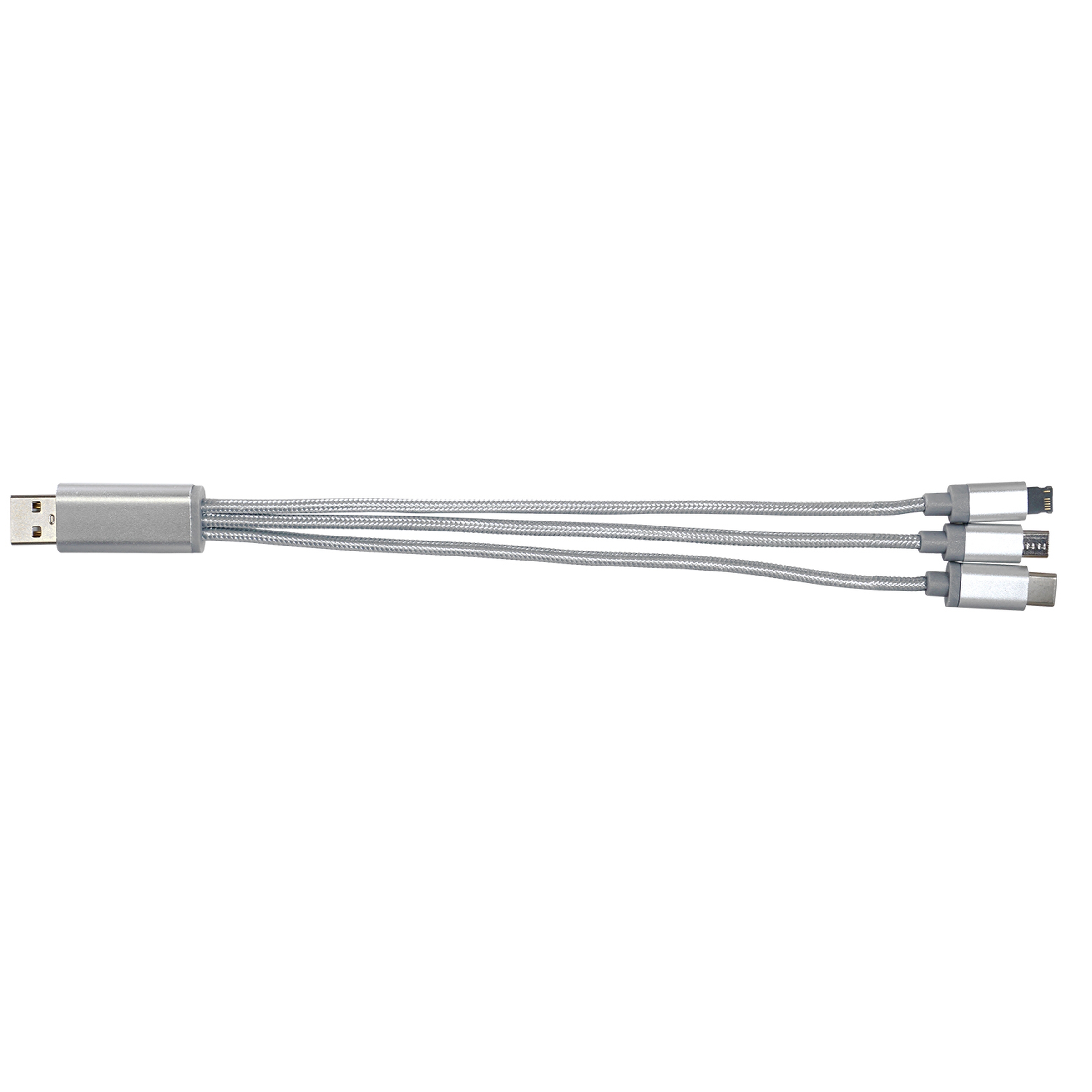 Metallic 3-In-1 Charging Cable 1