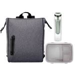 To Go Oval Lunch & Drink Cooler - Black To Go Oval Lunch & Drink Cooler - Black