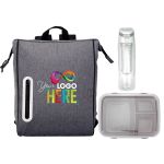 To Go Oval Lunch & Drink Cooler - White To Go Oval Lunch & Drink Cooler - White