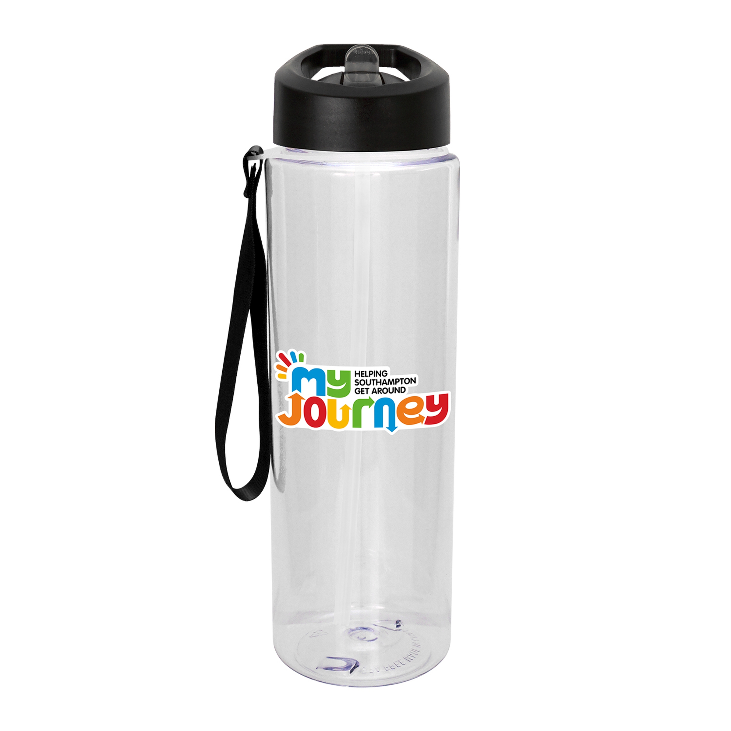 Pop Up 24 oz. Lanyard Recycled Bottle 1