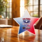Patriotic Acrylic Star - lifestyle Patriotic Acrylic Star - lifestyle