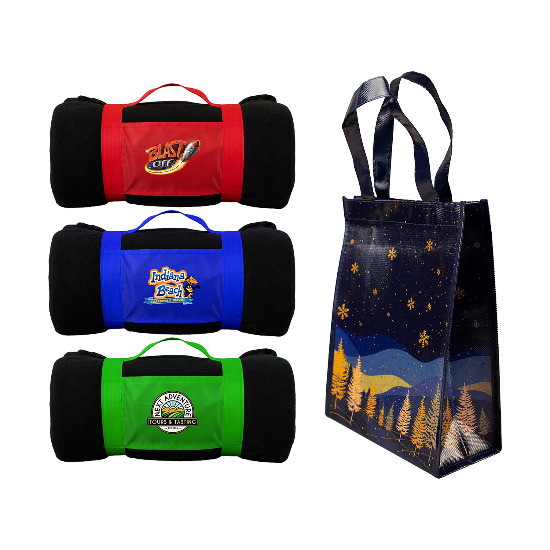Recycled Blanket Gift Set 1