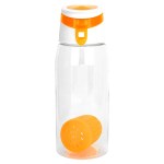 Trendy 25 oz. Recycled Bottle with Floating Infuser - orange Trendy 25 oz. Recycled Bottle with Floating Infuser - orange