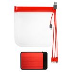 Metallic Volt Charging Set - Red-Blank Metallic Volt Charging Set - Red-Blank