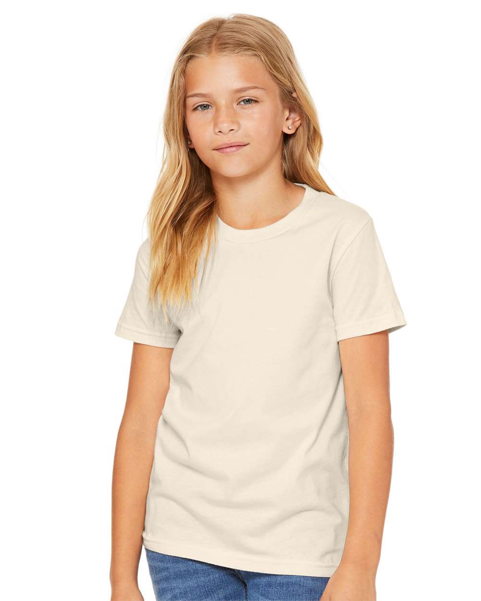 Bella + Canvas Youth Jersey Short-Sleeve T-Shirt 1