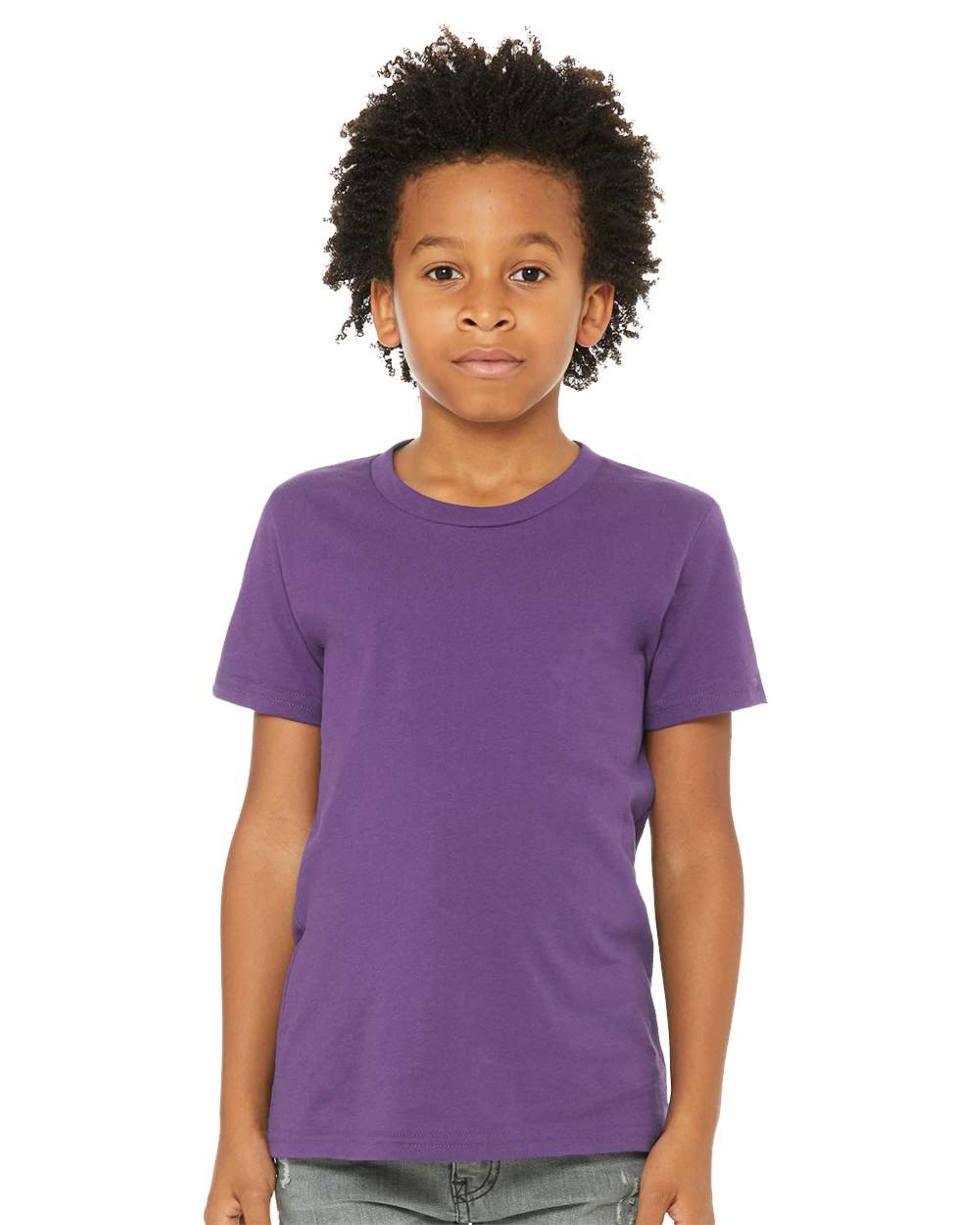 Bella + Canvas Youth Jersey Short-Sleeve T-Shirt 1