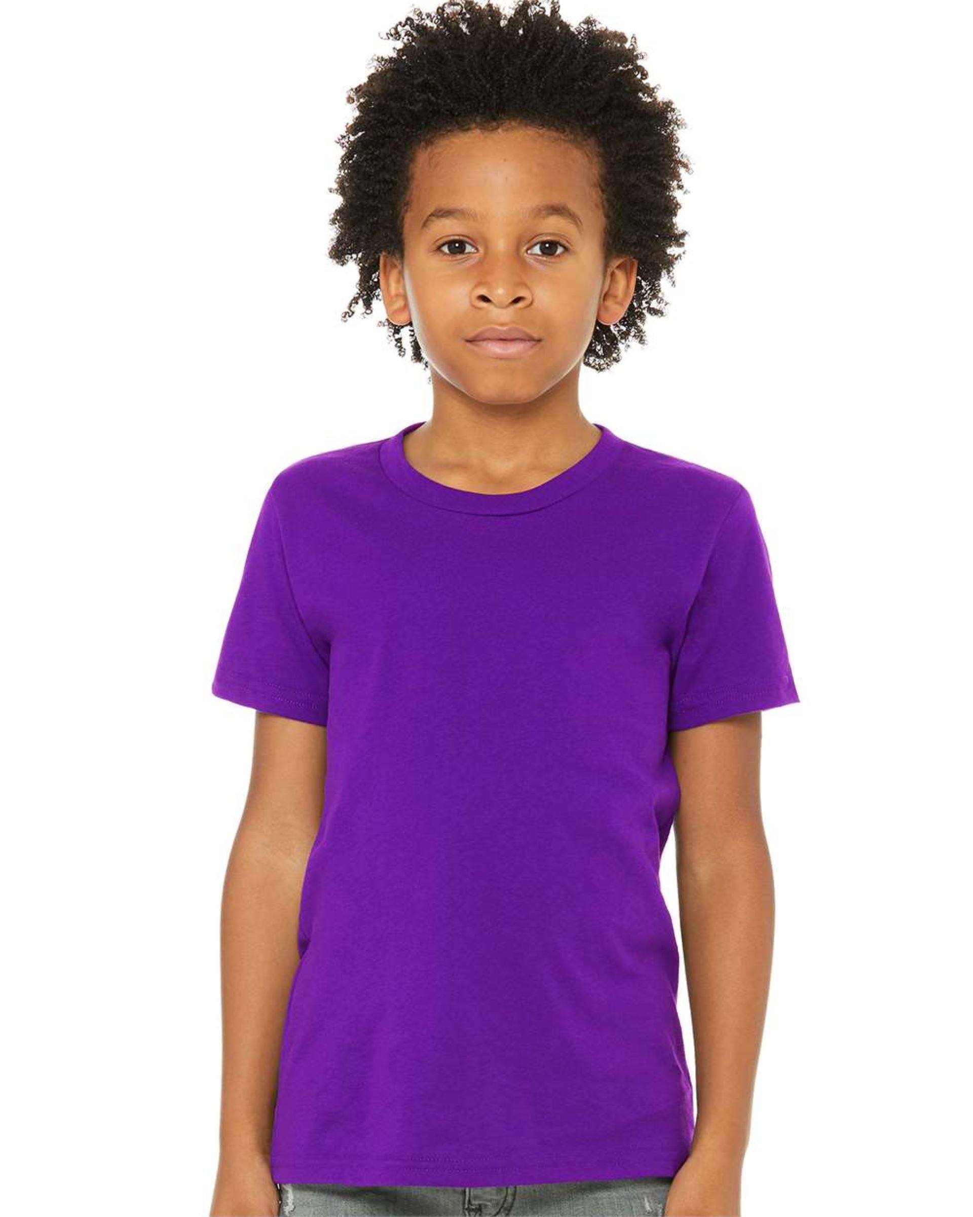 Bella + Canvas Youth Jersey Short-Sleeve T-Shirt 1