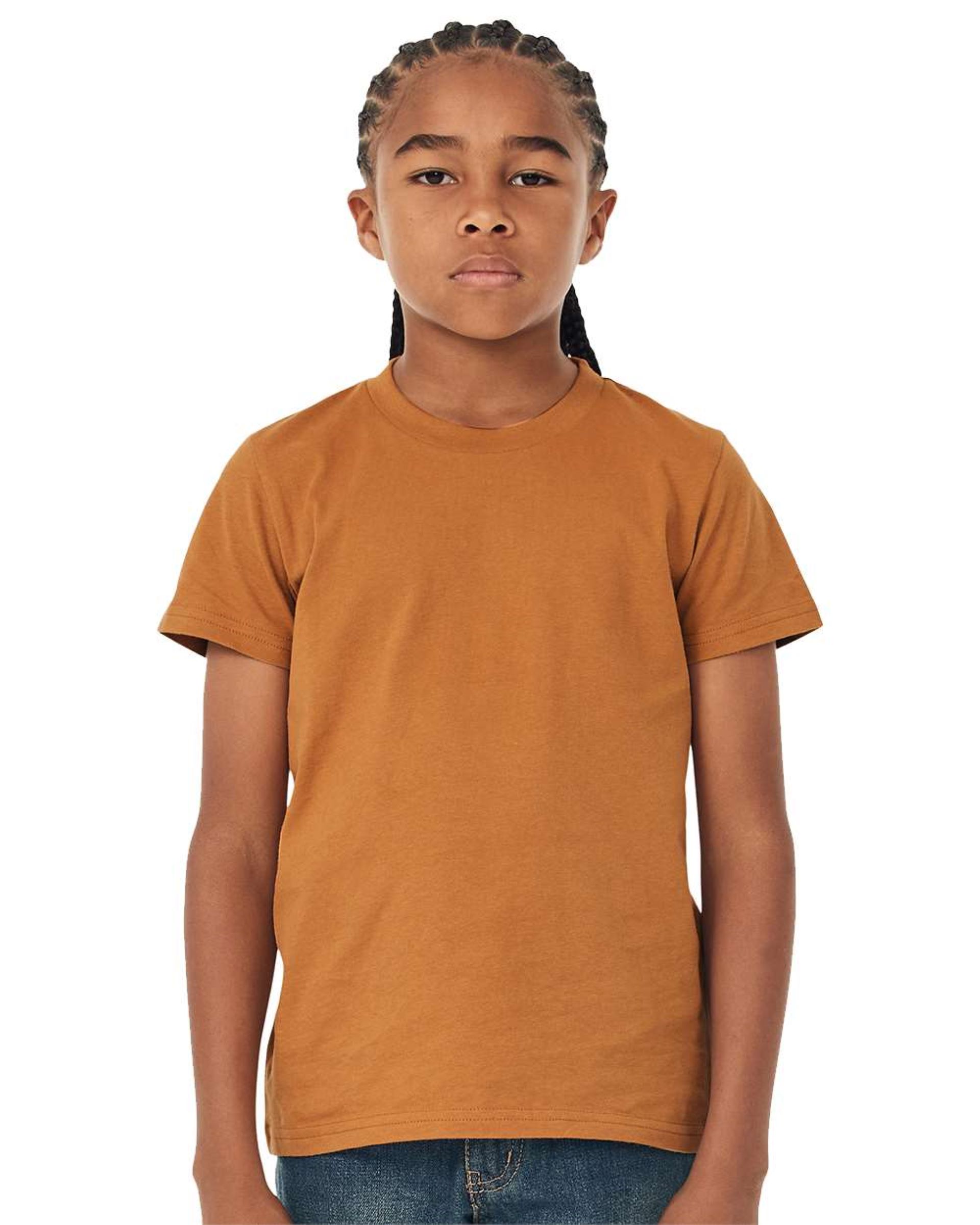Bella + Canvas Youth Jersey Short-Sleeve T-Shirt 1