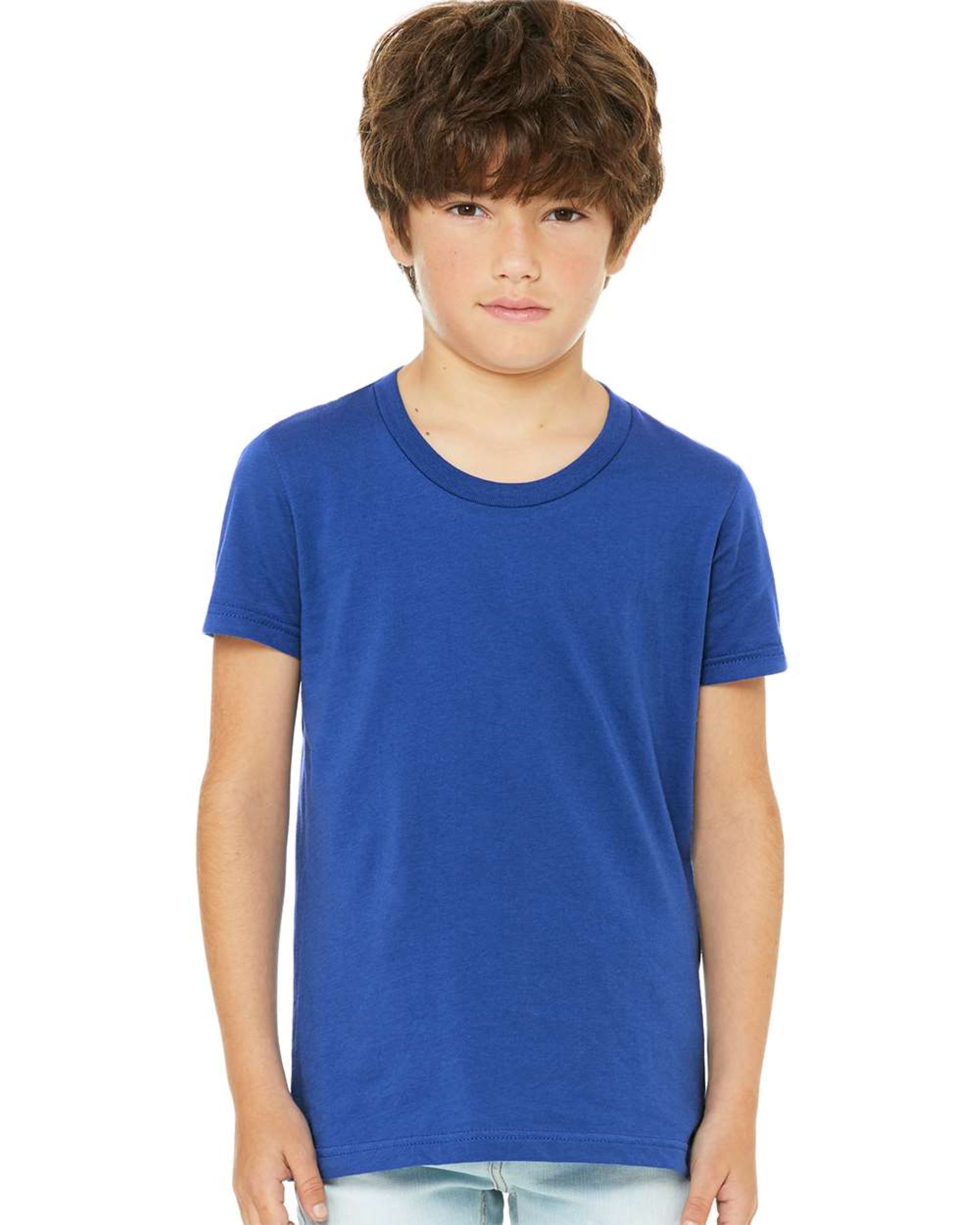Bella + Canvas Youth Jersey Short-Sleeve T-Shirt 1