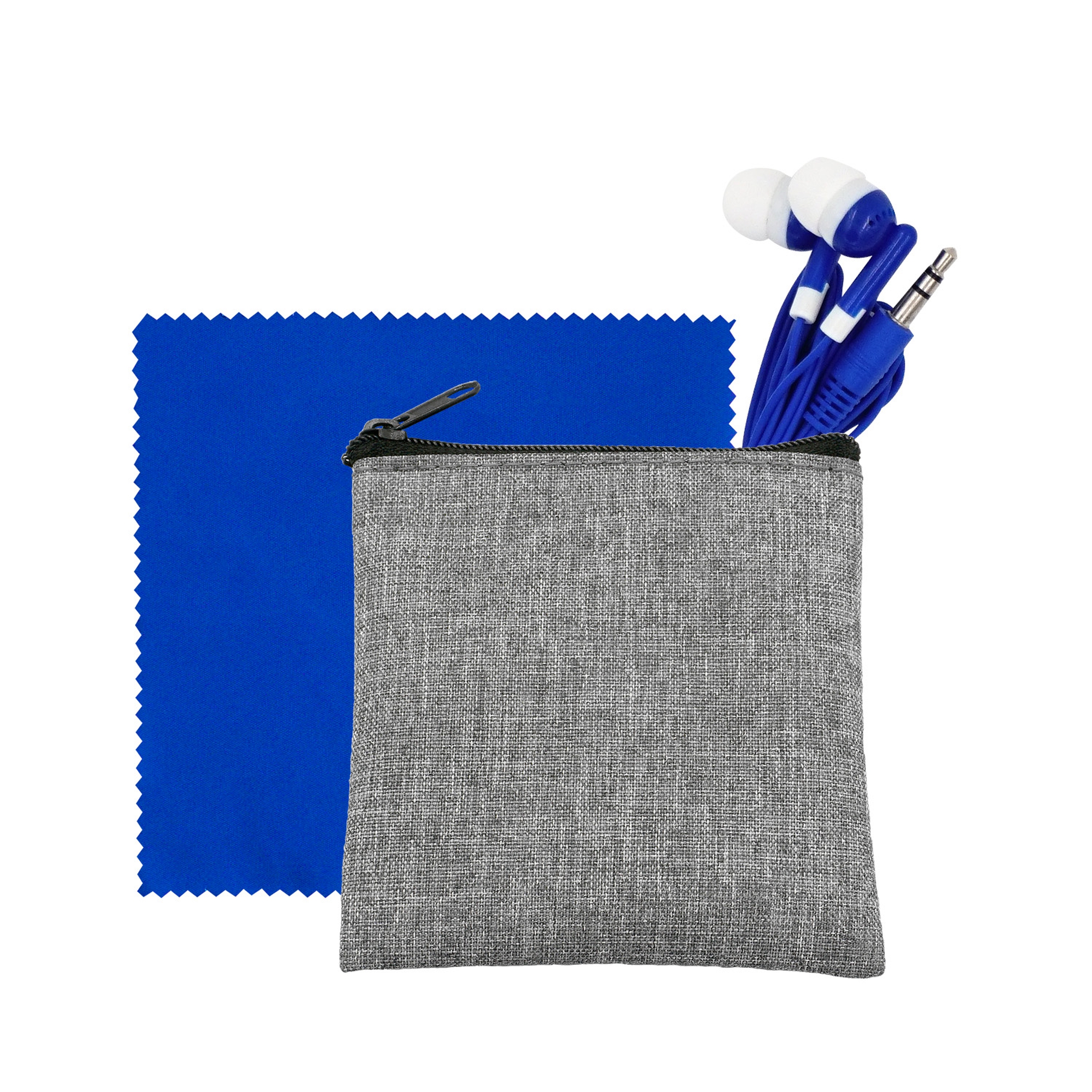 Recycled Ear Bud & Cloth Set 1