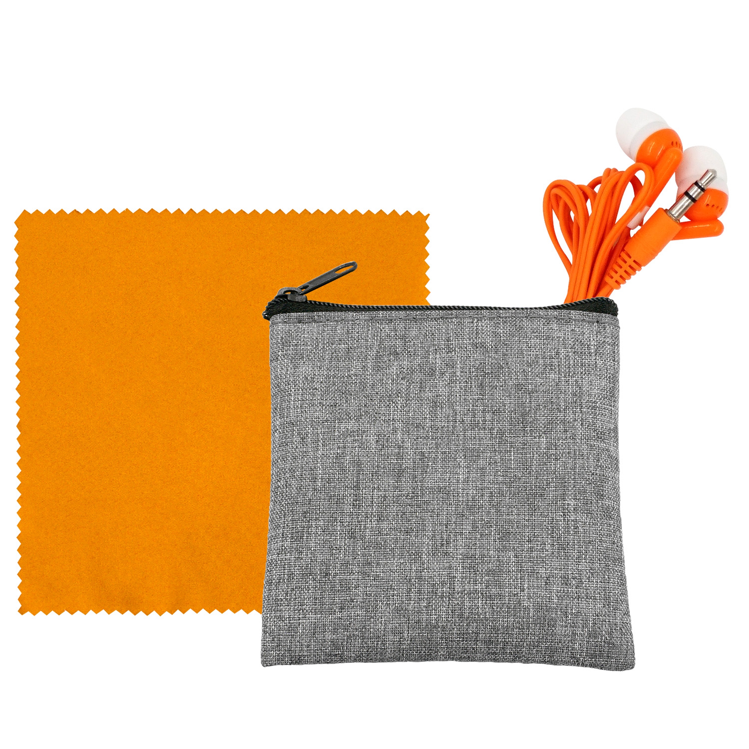 Recycled Ear Bud & Cloth Set 1