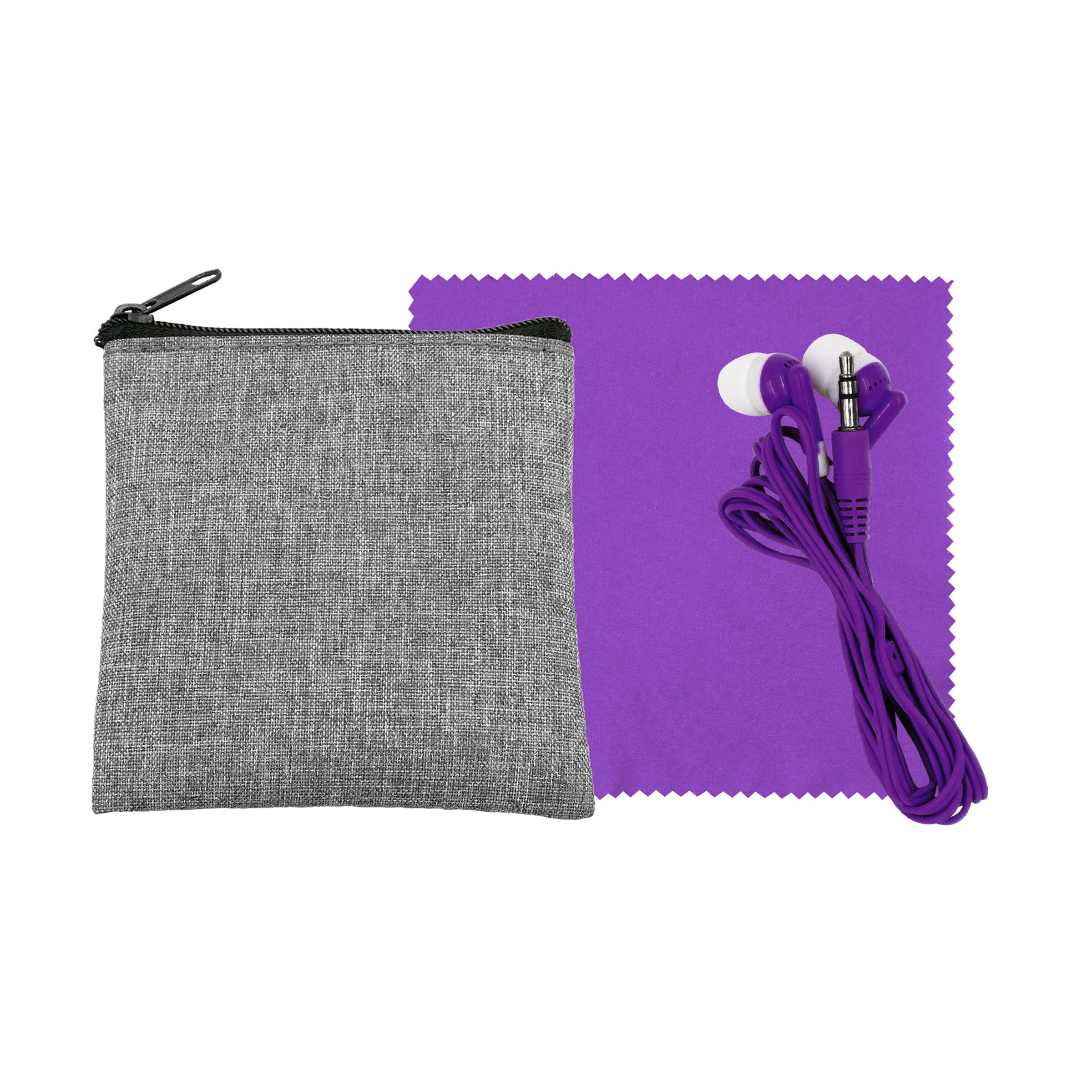 Recycled Ear Bud & Cloth Set 1
