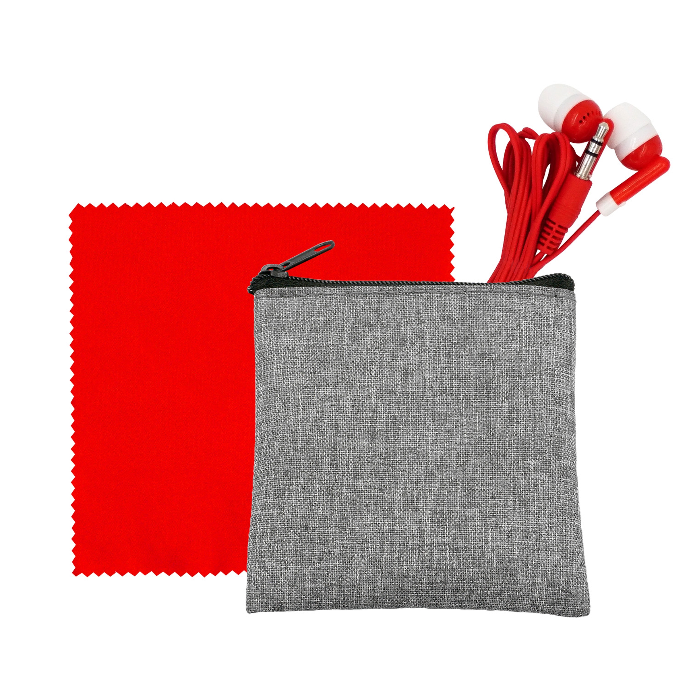 Recycled Ear Bud & Cloth Set 1