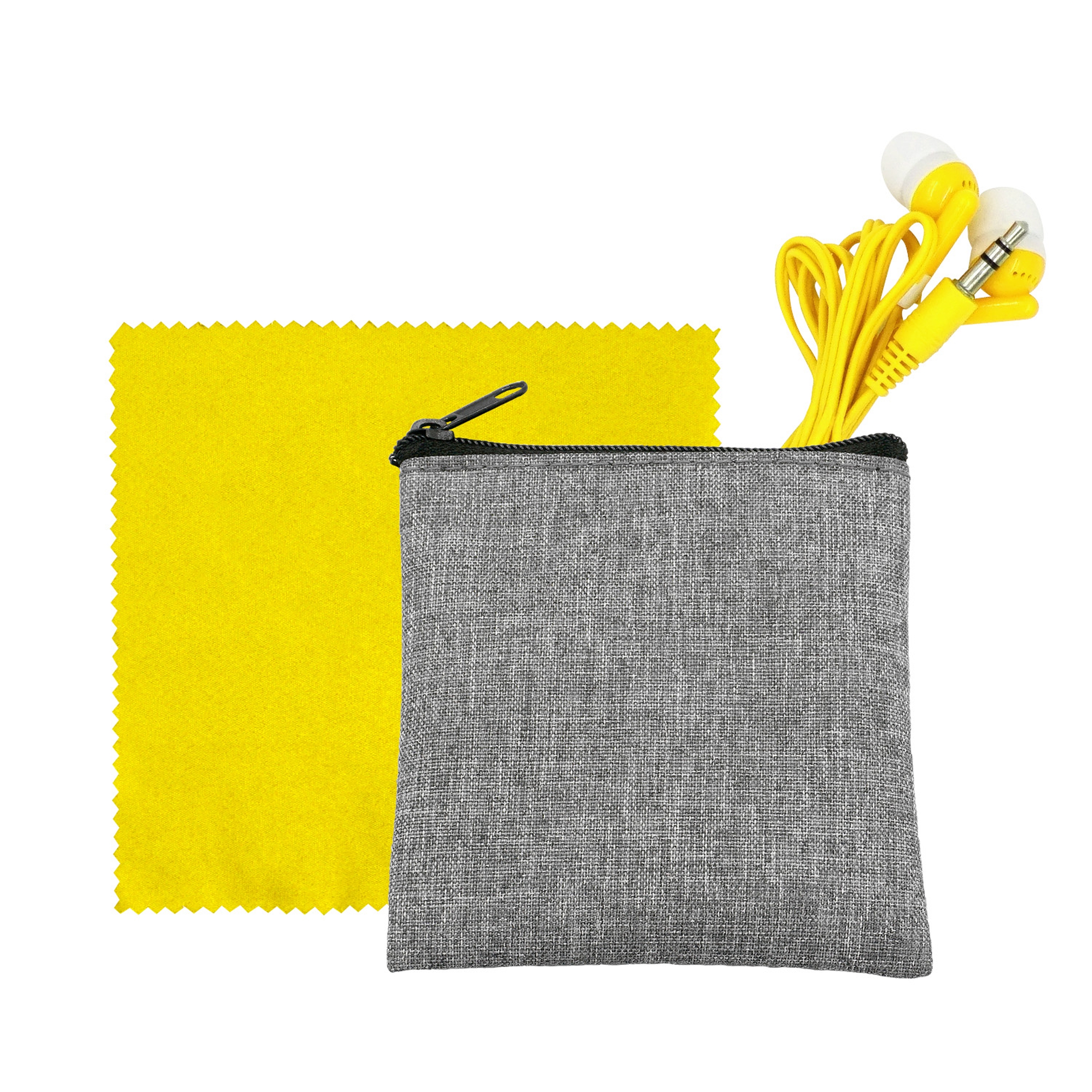 Recycled Ear Bud & Cloth Set 1