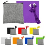 Recycled Ear Bud & Cloth Set 2 Recycled Ear Bud & Cloth Set 2