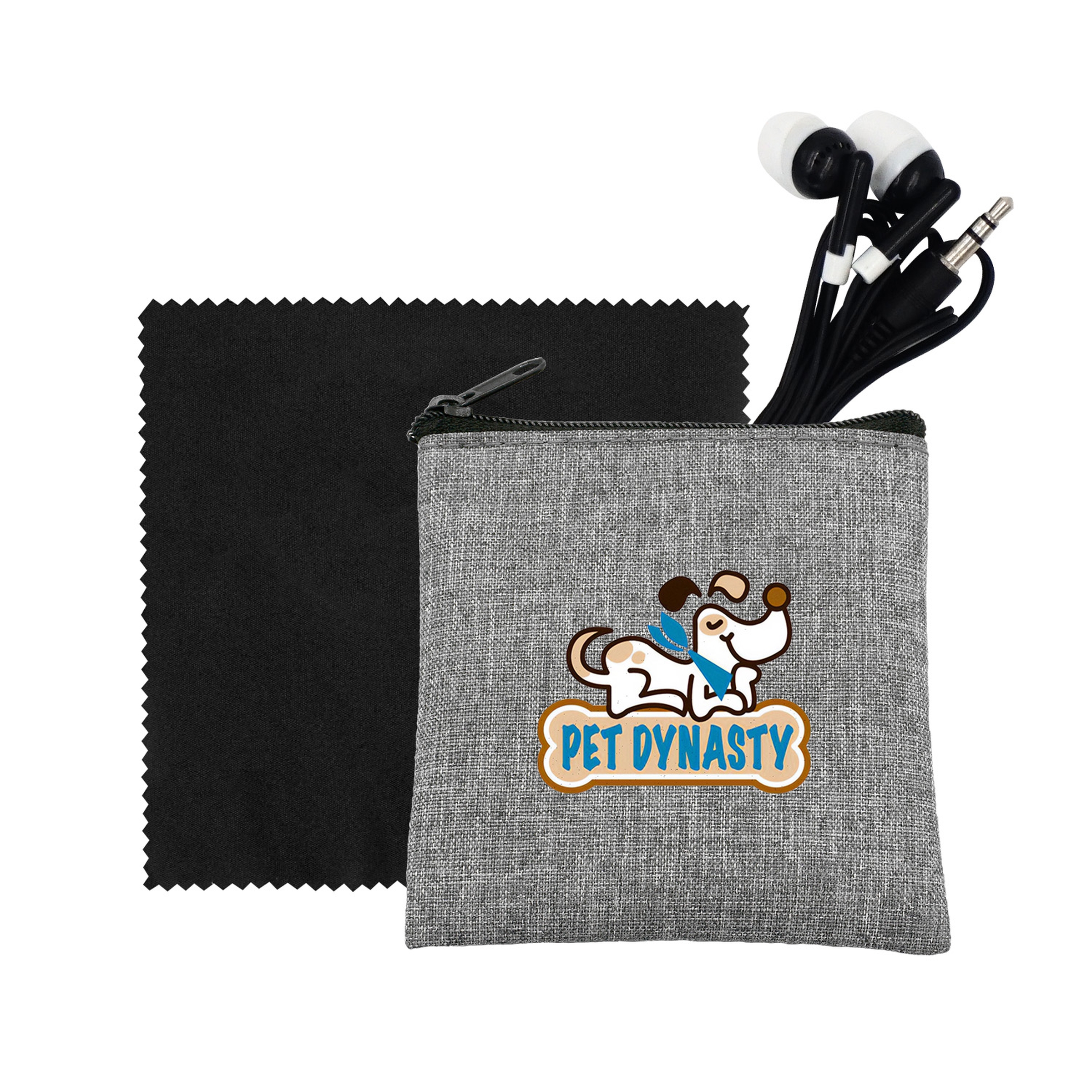 Recycled Ear Bud & Cloth Set 1