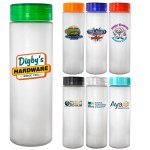 Clear View 22 oz. Full Color Frosted Glass Bottle 1 Clear View 22 oz. Full Color Frosted Glass Bottle 1