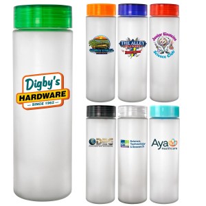 Clear View 22 oz. Full Color Frosted Glass Bottle 1 Clear View 22 oz. Full Color Frosted Glass Bottle 1