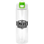 Two Tone Pop Up 24 oz. Recycled Bottle - green Two Tone Pop Up 24 oz. Recycled Bottle - green
