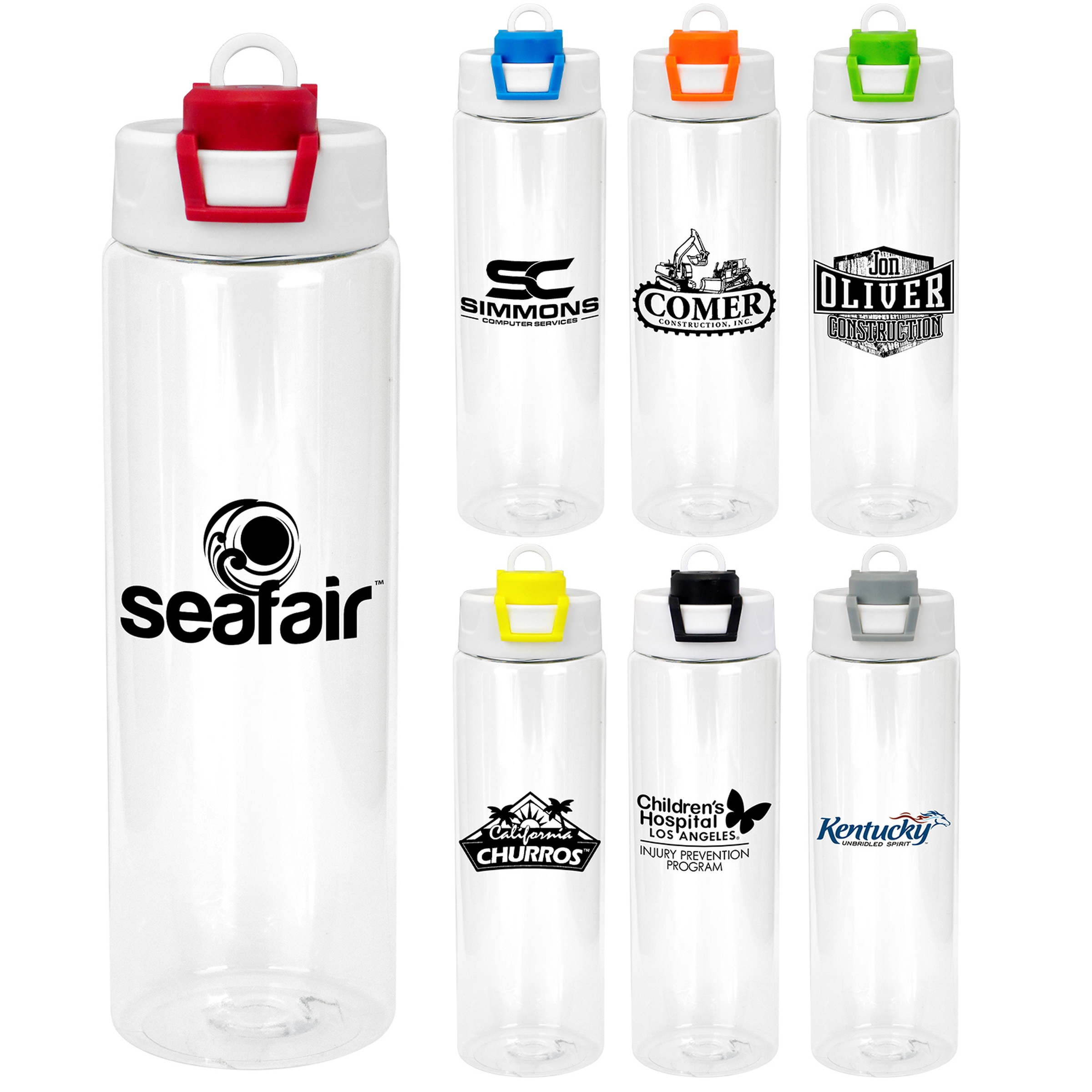 Two Tone Pop Up 24 oz. Recycled Bottle 1