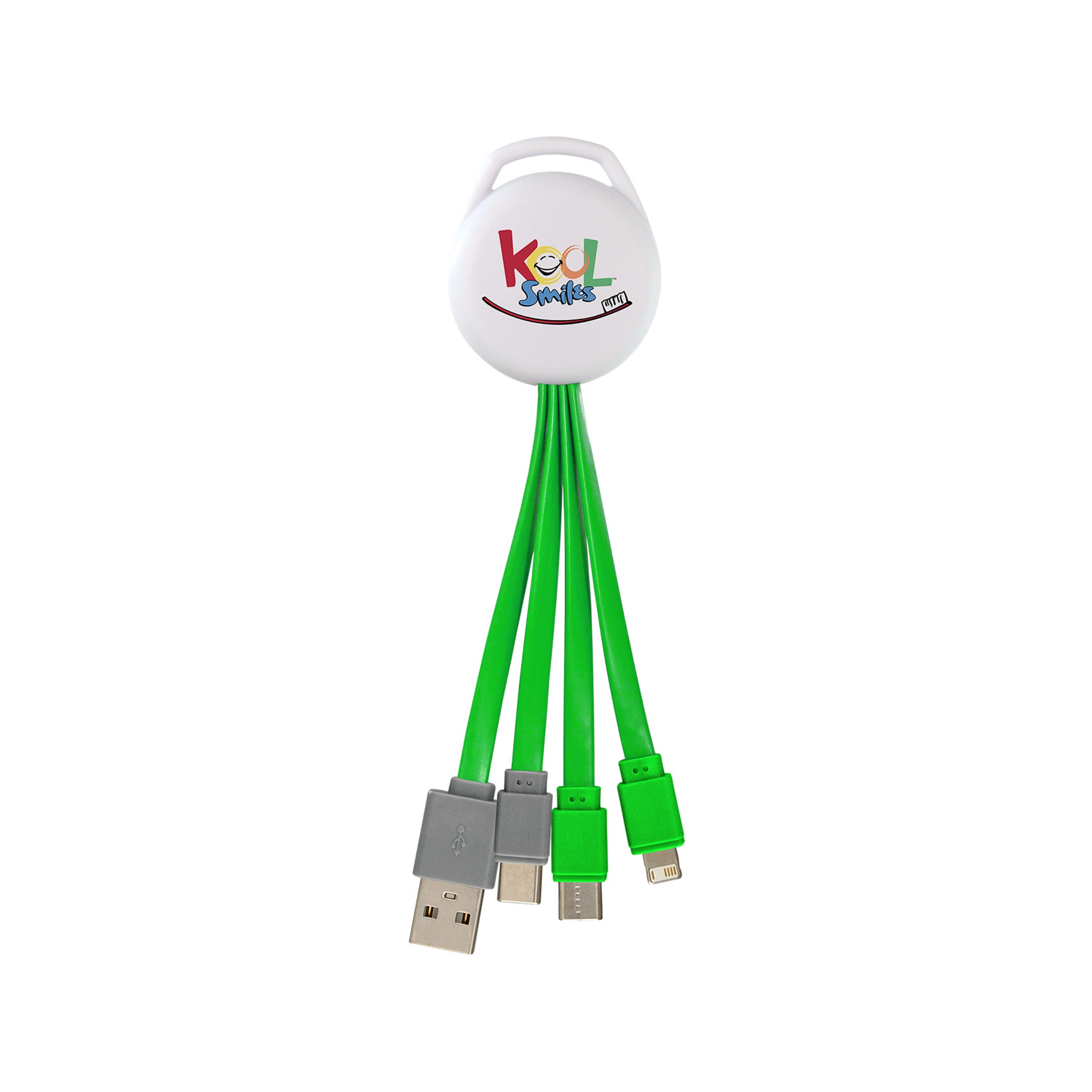 Full Color Vivid Dual Input 3-in-1 Charging Cable 1