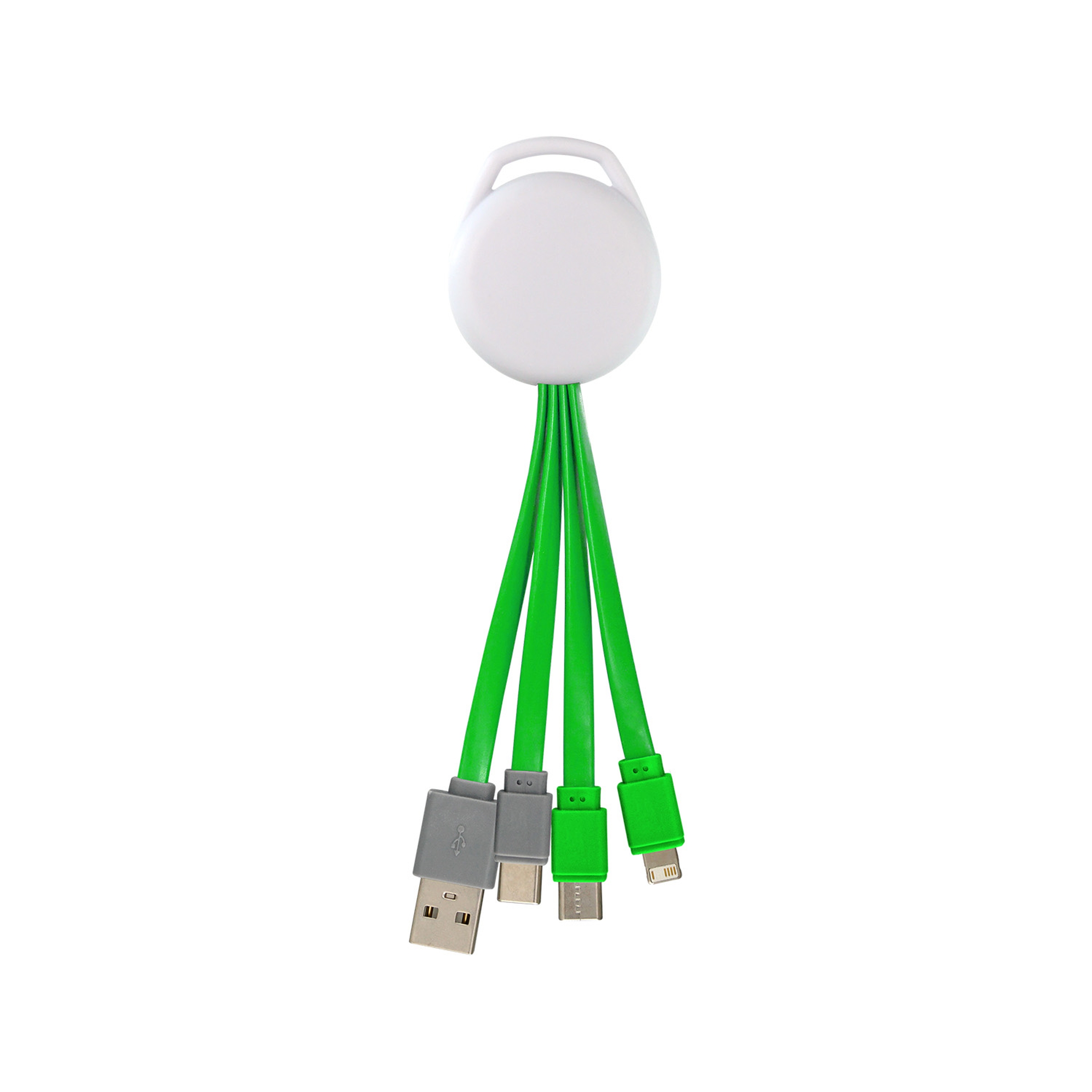 Full Color Vivid Dual Input 3-in-1 Charging Cable 1