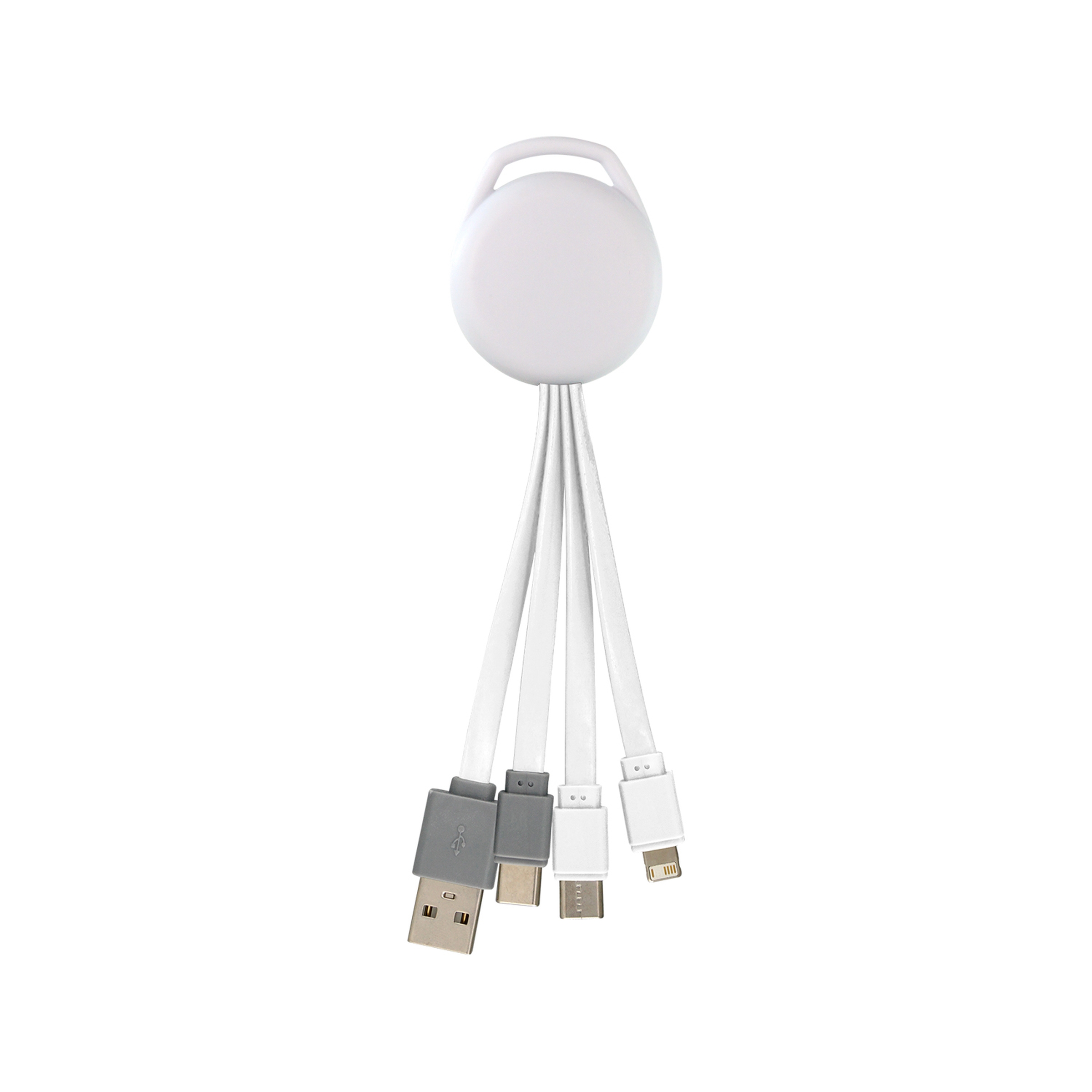 Full Color Vivid Dual Input 3-in-1 Charging Cable 1