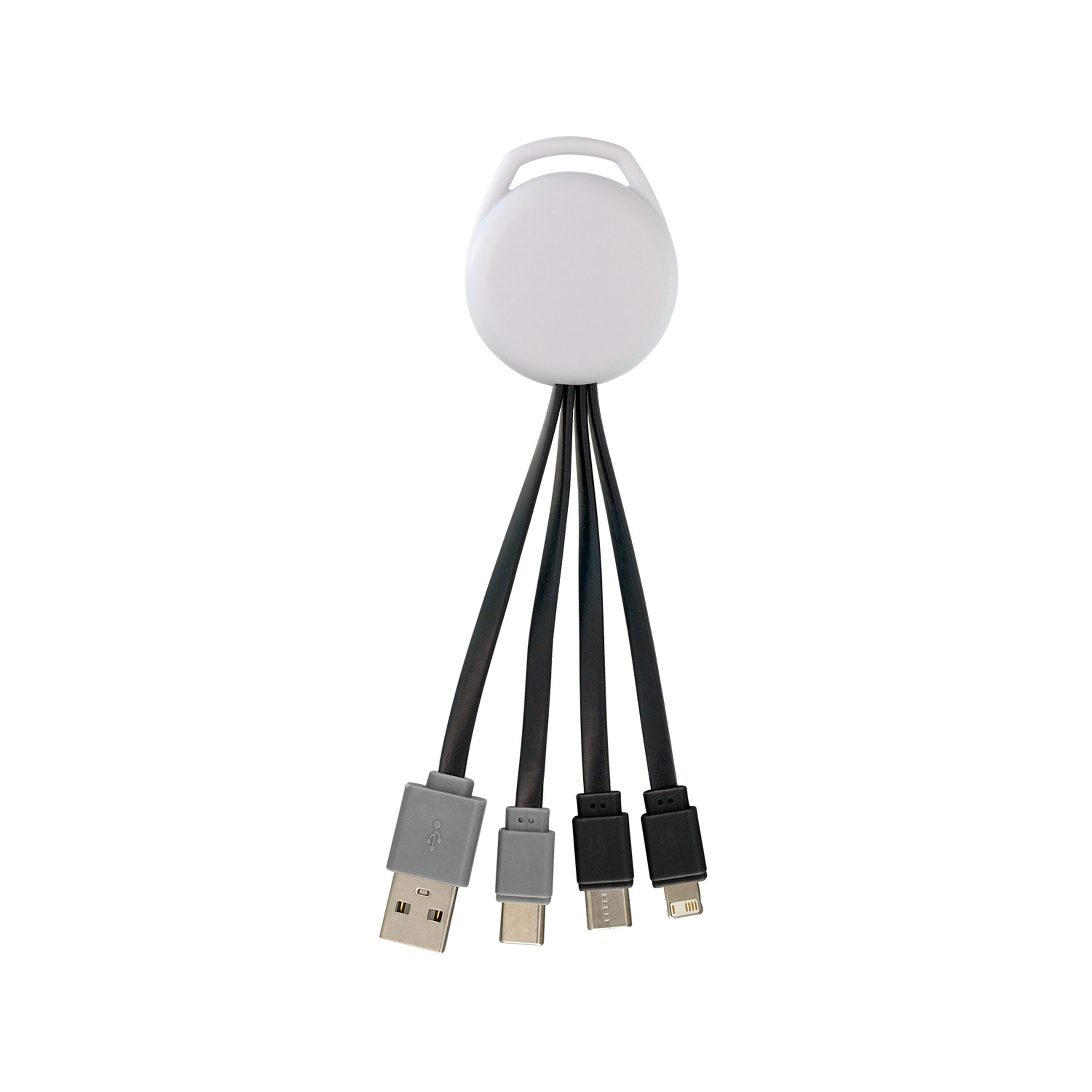 Full Color Vivid Dual Input 3-in-1 Charging Cable 1