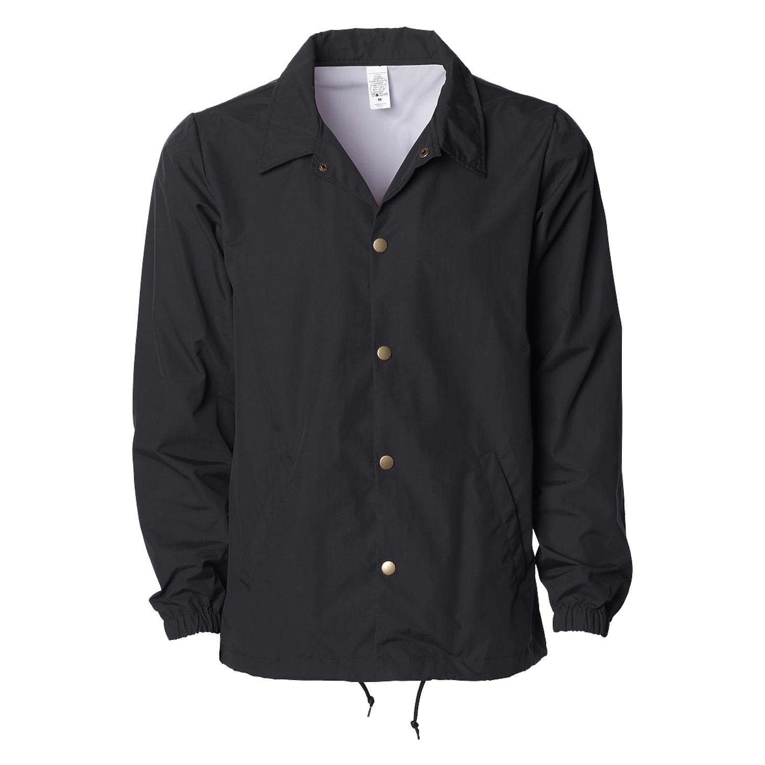 Independent Trading Co. Water Resistant Windbreaker Coaches Jacket 1