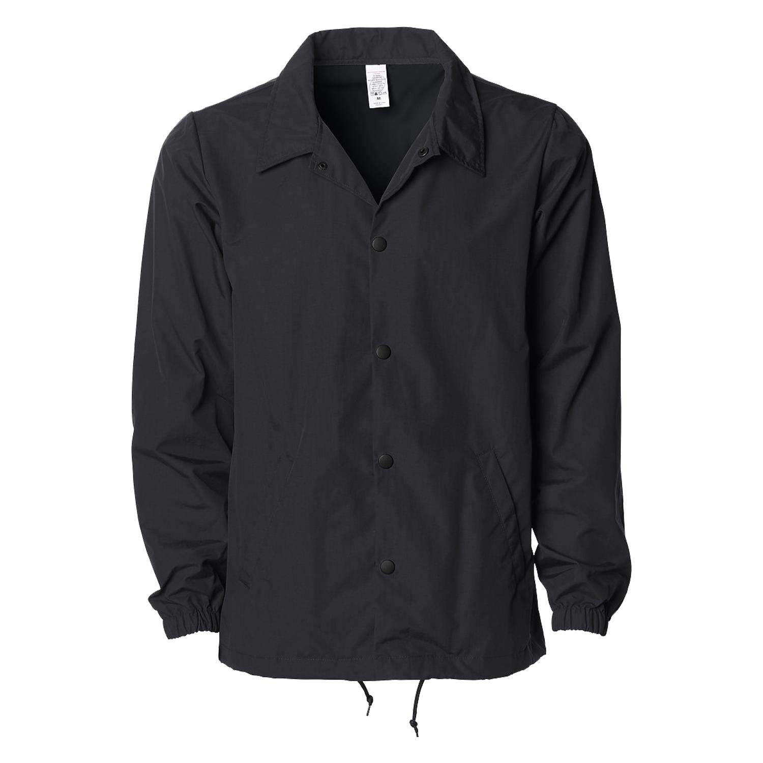 Independent Trading Co. Water Resistant Windbreaker Coaches Jacket 1