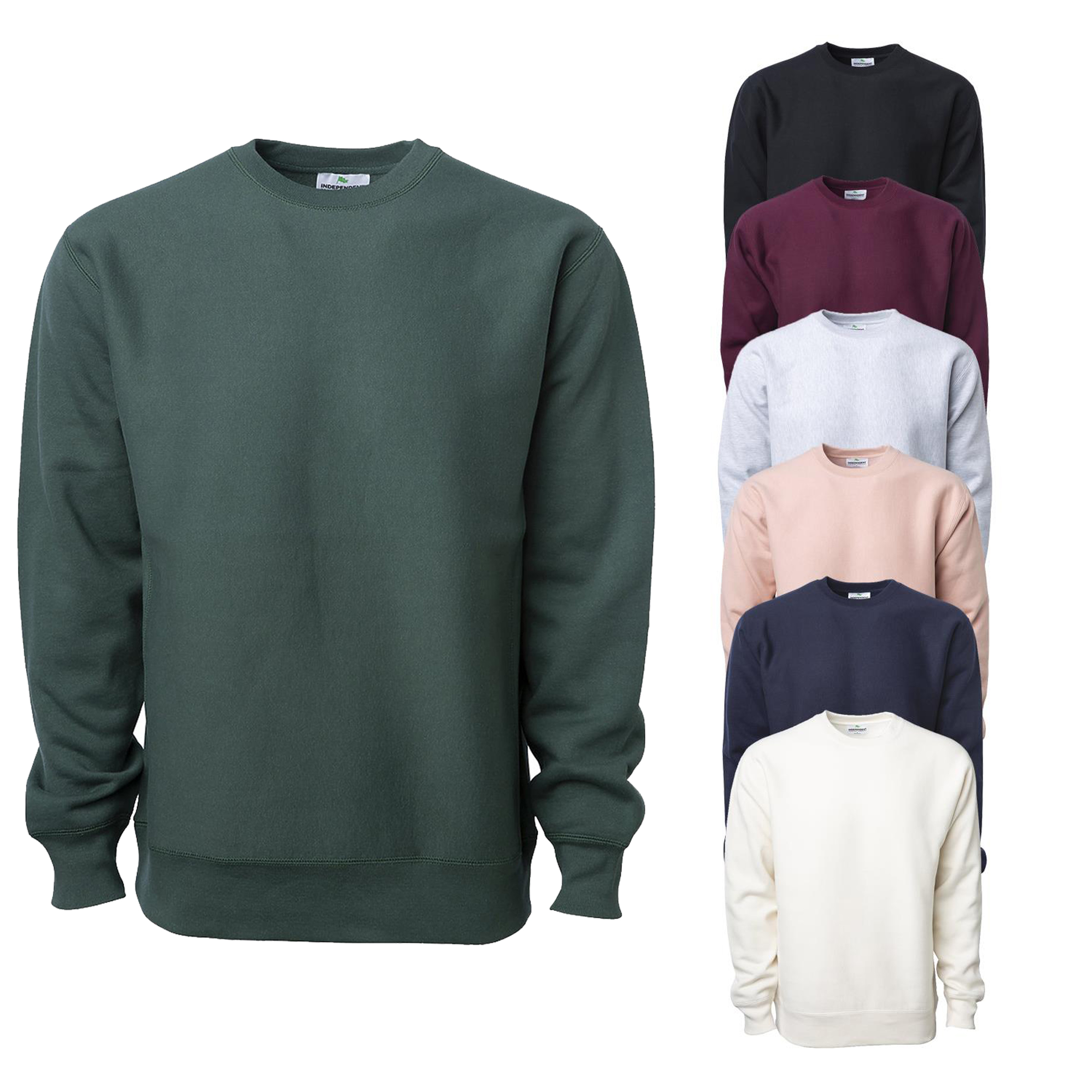 Legend - Men's Premium 450gm Heavyweight Cross-Grain Crew 1