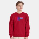 Hanes Eco Smart Crewneck Sweatshirt - Deep Red Hanes Eco Smart Crewneck Sweatshirt - Deep Red