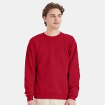 Hanes Eco Smart Crewneck Sweatshirt - Deep Red Hanes Eco Smart Crewneck Sweatshirt - Deep Red