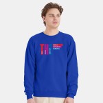 Hanes Eco Smart Crewneck Sweatshirt - Deep Royal Blue Hanes Eco Smart Crewneck Sweatshirt - Deep Royal Blue