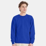 Hanes Eco Smart Crewneck Sweatshirt - Deep Royal Blue Hanes Eco Smart Crewneck Sweatshirt - Deep Royal Blue