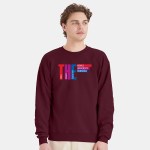Hanes Eco Smart Crewneck Sweatshirt - Maroon Red Hanes Eco Smart Crewneck Sweatshirt - Maroon Red
