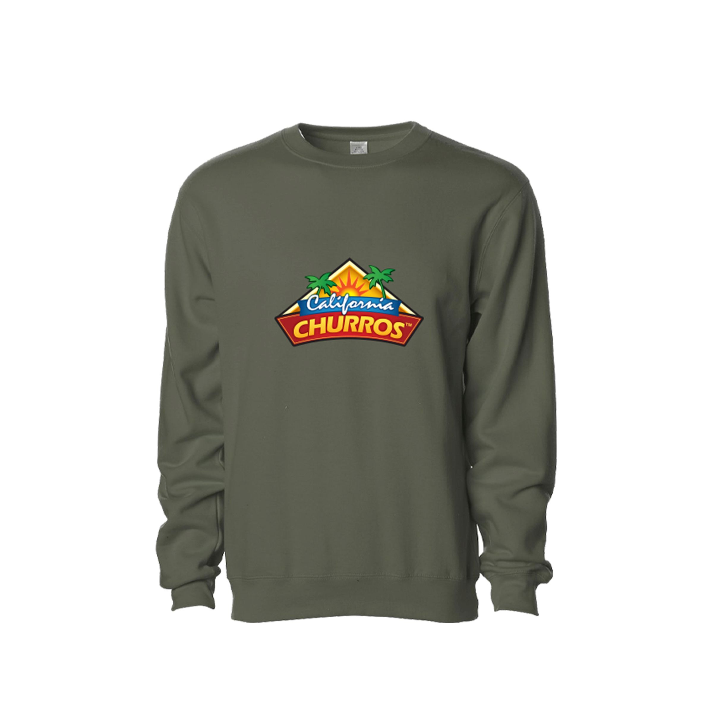 Independent Trading Co. Midweight Crew Neck Sweatshirt 1
