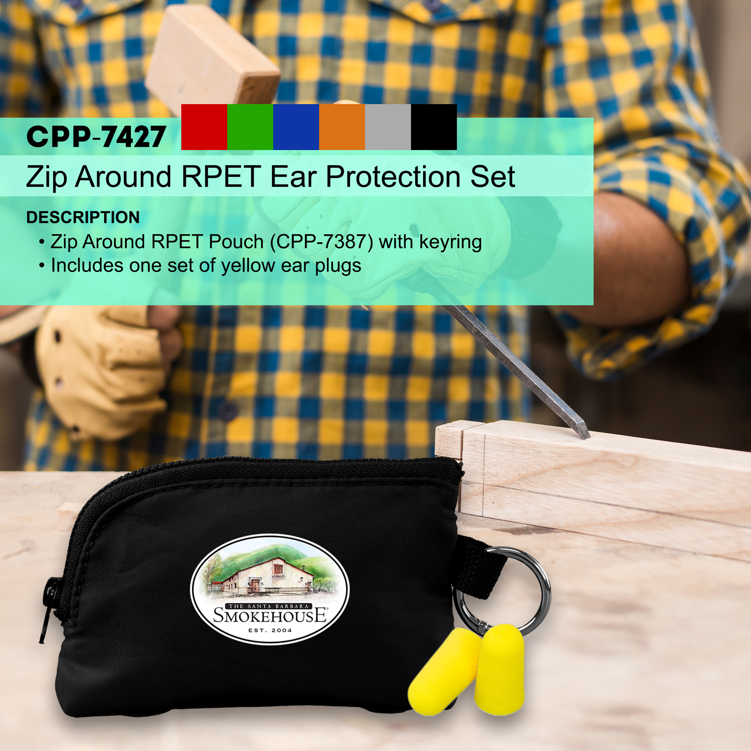 Zip Around RPET Ear Protection Set 1