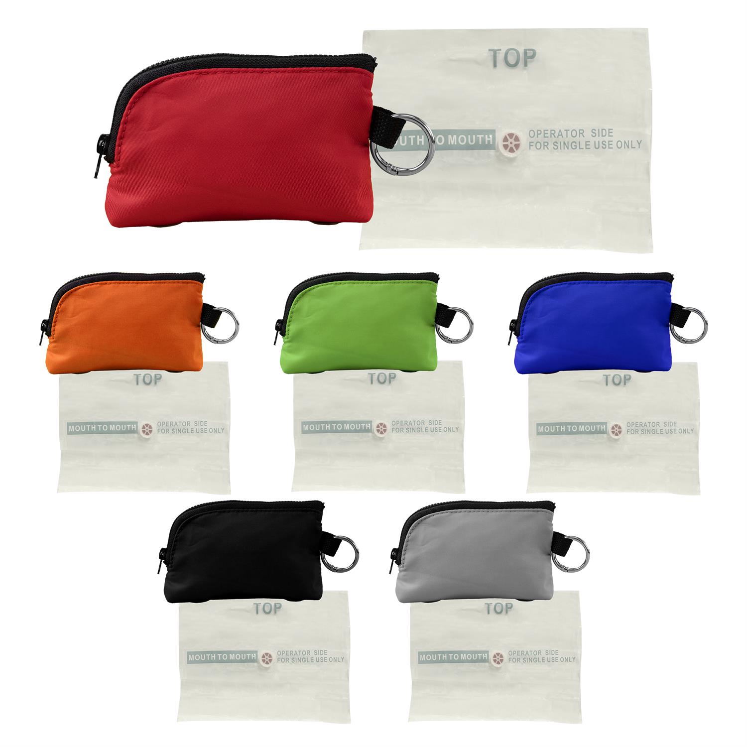 Zip Around CPR Face Shield Set 1