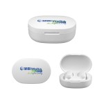 Pocket Wireless Ear Buds - White Logo Pocket Wireless Ear Buds - White Logo